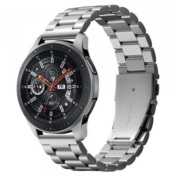 Huawei Watch GT 4 (46 mm) okosóra fémszíj - Spigen Modern Fit ezüst
fémszíj (22 mm szíj szélesség)