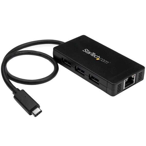 StarTech.com USB/Ethernet Combo Hub  (HB30C3A1GE)