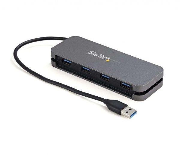 StarTech.com 4 portos USB 3 Hub fekete (HB30AM4AB)