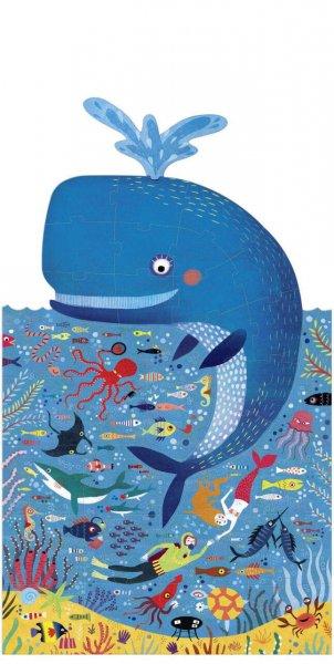 Londji Puzzle, 36 darab Kék bálna az óceánban