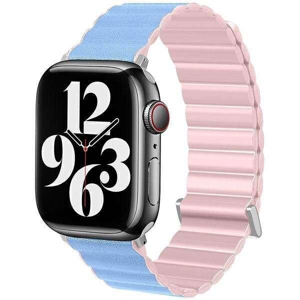 Beline óraszíj Apple Watch Magnetic Pro 42/44/45/49mm rózsaszín/sierra box