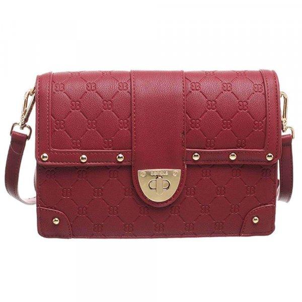 Dollcini, Női kézitáska, Vízálló, PU bőr táska, piros, 25 x 18 x 8 cm