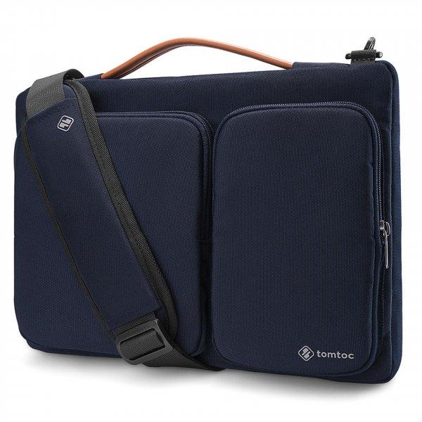Tomtoc - Defender laptop táska (A42F2B1) - vállpánttal és kis kártyatartó
zsebbel, 16