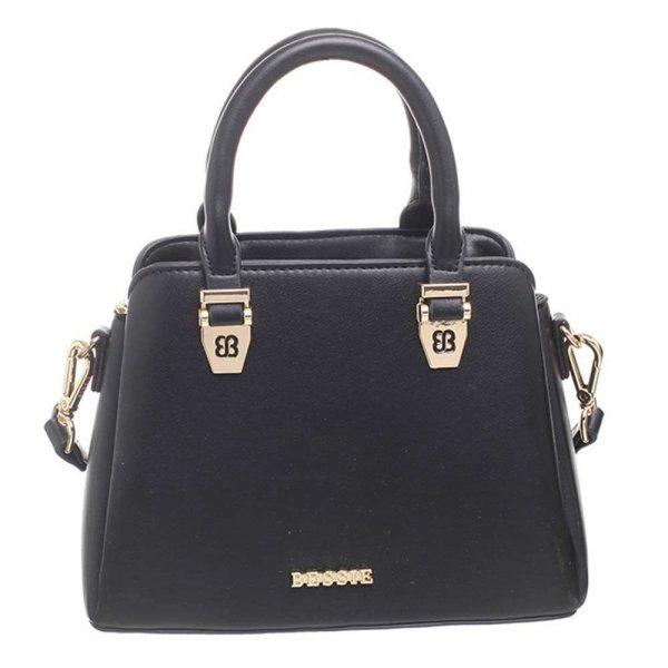 Dollcini, Női kézitáska, Vízálló, PU bőr táska, fekete, 21 x 16 x 10 CM