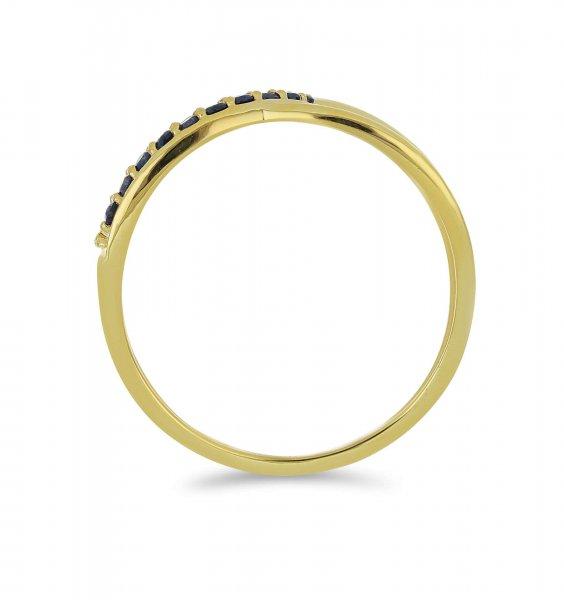 Arany Gyűrű Thai Zafírral, Méret: 57-56