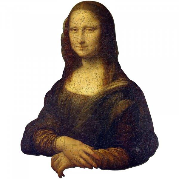 Mona Lisa Leonardo da Vinci – Fa Puzzle – Nagy méret: 30 x 23.3 cm -
Prémium Alionpuzzle