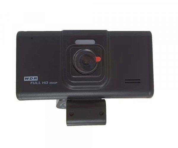Fekete Autós Menetrögzítő Kamera T-698, Full HD, Magyar menüvel, tolató
kamerával