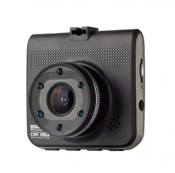 Fekete Autós Menetrögzítő Kamera T-661, Full HD, Magyar menüvel