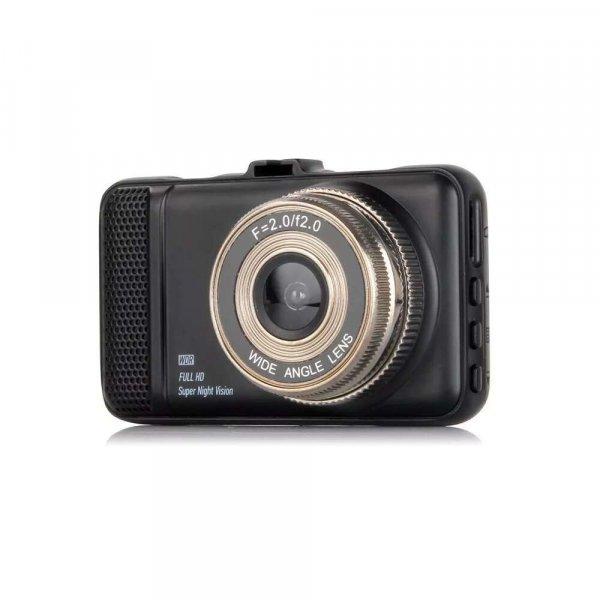 Fekete Autós Menetrögzítő Kamera T-659, Full HD, Magyar menüvel
