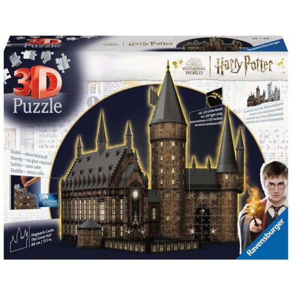 Ravensburger Roxfort kastély - A Nagyterem éjszakai kiadása - 540 darabos 3D
puzzle