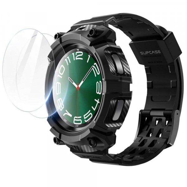 Unicorn Beetle Pro tok és edzett üveg Samsung Galaxy Watch 6 Classic (47 mm) -
Fekete