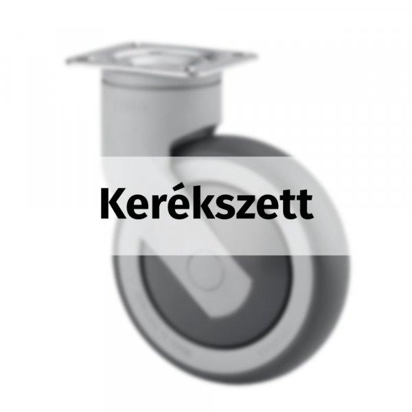 2db normál és 2db fékezhető kerék