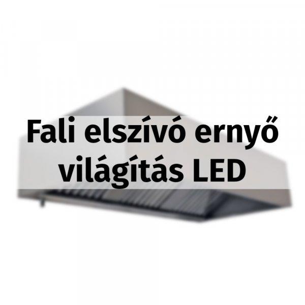 Fali elszívó ernyő világítás LED