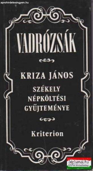 Faragó József szerk. - Vadrózsák - Kriza János székely népköltési
gyűjteménye