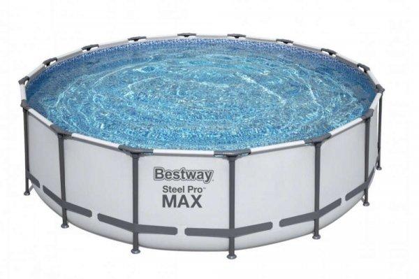 Bestway Steel PRO MAX fémvázas medence szett 488x122 cm tartozékokkal