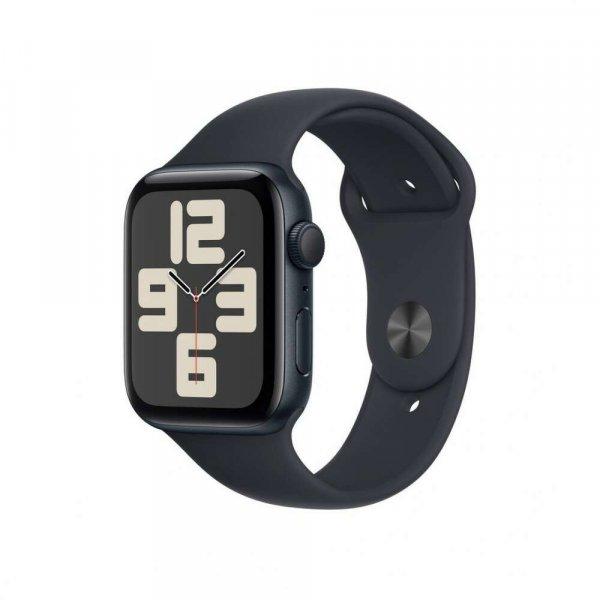 Apple Watch SE3 44mm Fekete Alu tok,Fekete sport szíj (M/lL)