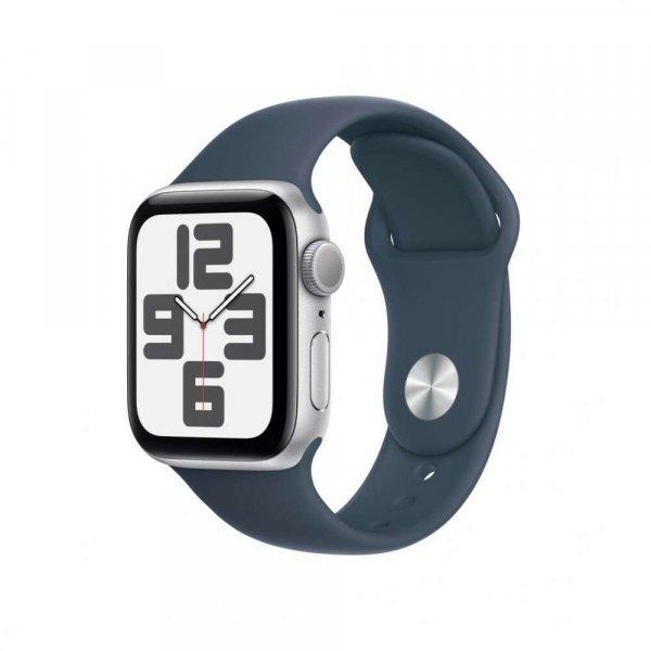 Apple Watch SE3 40mm ezüst Alu tok,Sötétkék sport szíj (M/L)