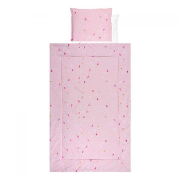 Lorelli 4 részes ágynemű garnitúra - Butterflies Pink