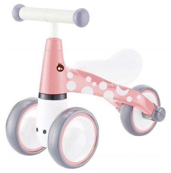 Ecotoys Mini háromkerekű Futóbicikli - Pöttyös #rózsaszín