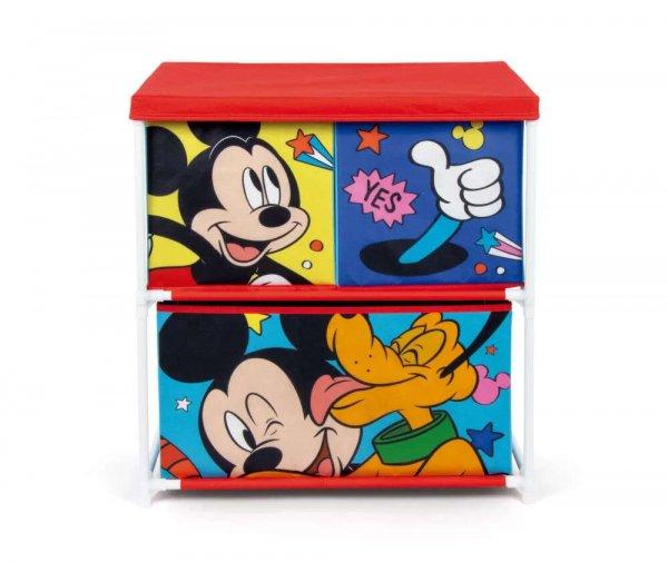 Disney Mickey játéktároló állvány 3 rekeszes 53x30x60cm