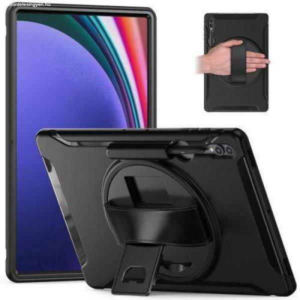 SAMSUNG Galaxy Tab S9 Ultra), Tab S8 Ultra, Tablet tok, Erősített,
Kitámasztható, Fekete