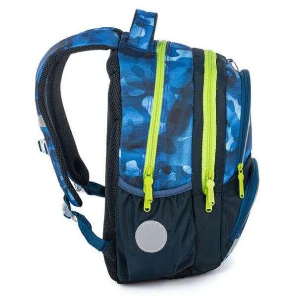 Camo Blue OXY NEXT iskolai hátizsák - iskolatáska - 20 literes