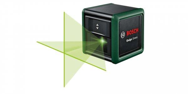 Bosch Quigo Green keresztvonalas Szintezőlézer, Zöld (0603663C02)