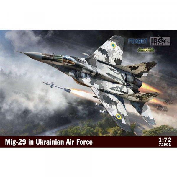 IBG Models 72901 Mig-29 in Ukrán vadászrepülőgép műanyag modell (1:72)