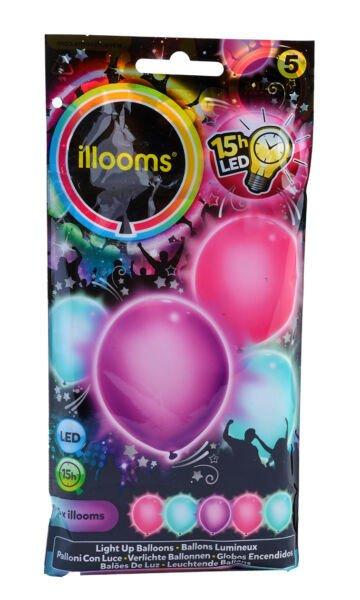 Illooms LED lufi - Csajos színekben 5 db-os
