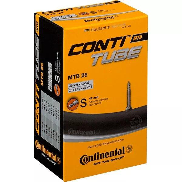 Kerékpár belső gumi (Tömlő) Continental MTB26 S42 47/62-559 dobozos