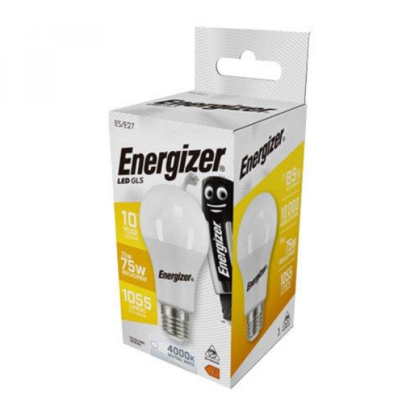 Izzó LED ENERGIZER normál E27 11W 4000K 1055LM (75W) 