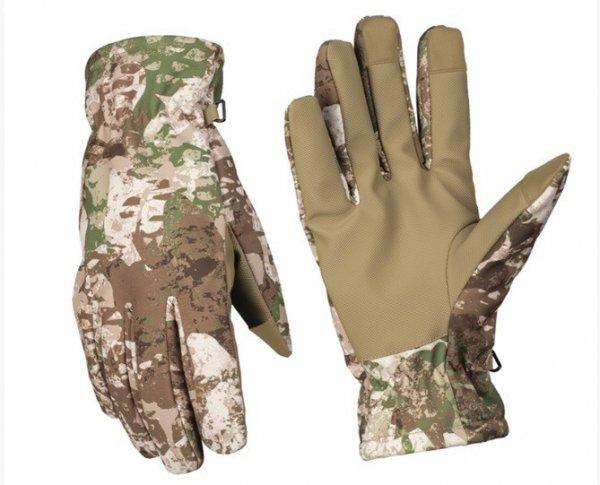 WASP Z2 SOFTSHELL GLOVES THINSULATE™ - kesztyű, bélelet,
coyote/terepmintás, barna