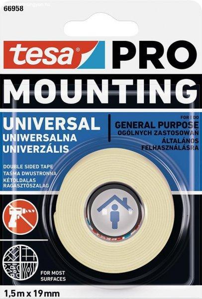Belt Tesa® Mount PRO Universal, szerelvény, flipped, lepiaca, 19 mm, L-1,5 m