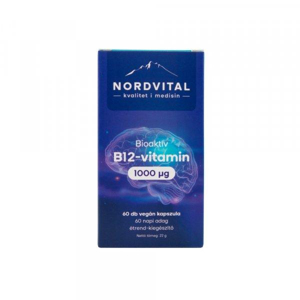 Nordvital b12-vitamin 1000mcg vegán kapszula 60 db