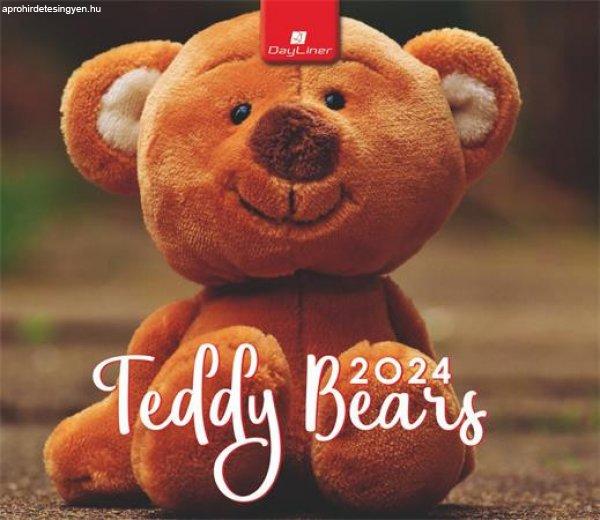 Naptár, fali, DAYLINER, "Teddy Bears"