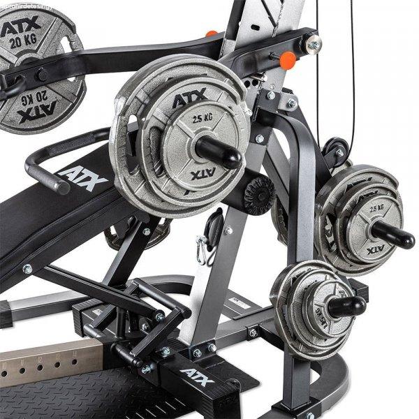 Triplex kombinált fitnesz center 125kg XT vas súlytárcsával