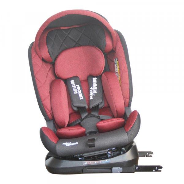 ISOFIX-es 360°-ban forgatható Mama Kiddies iSize Phoenix Edition Rotary
Protect GT biztonsági autósülés (40 -150 cm) piros színben ajándék
napvédővel