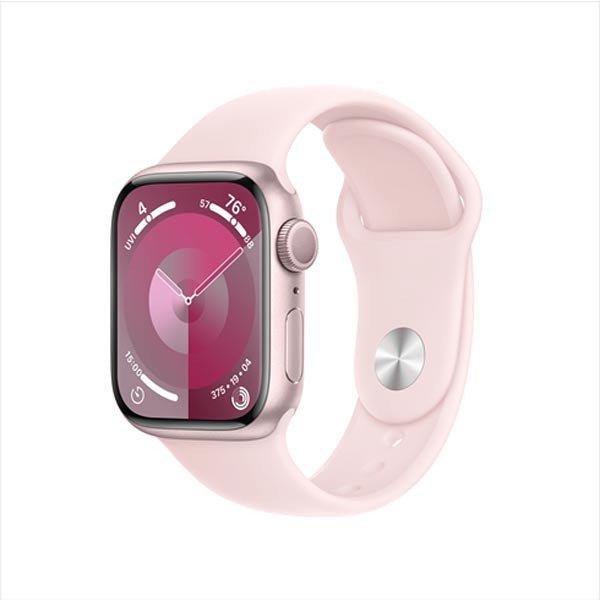 Apple Watch Series 9 GPS 41mm rózsaszín Aluminium Case Light rózsaszín Sport
szíjjal - M/L