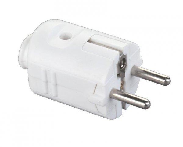 SP plug, for cable, 250 V, IP20, 16A, white