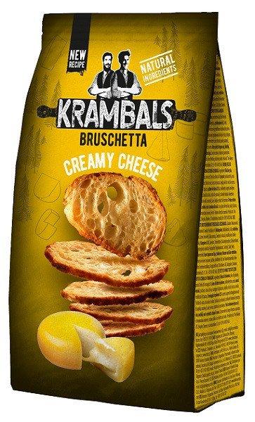 Krambals 70G Bruschetta Cream Cheese - Krémsajt Ízű Pirított Kenyérszelet