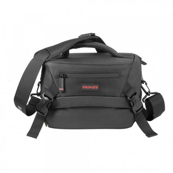 Promate Arco-L Compact SLR Camera bag with Adjustable Compartment Black