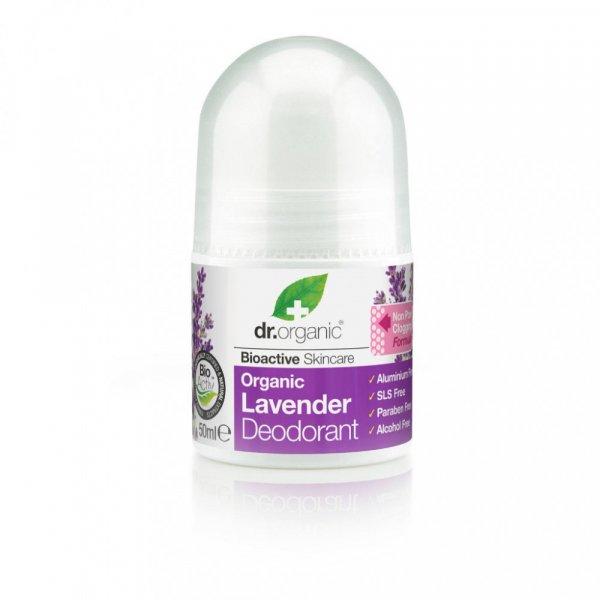 Dr.organic bio levendula golyós deo 50 ml