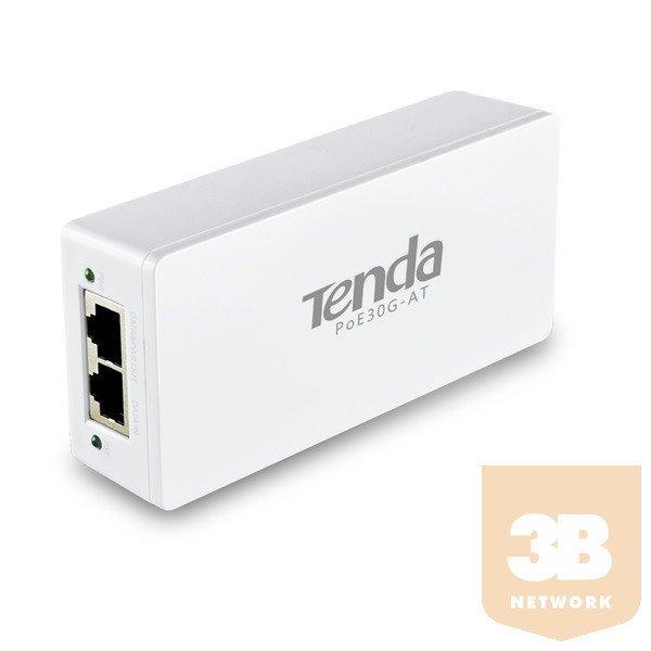 Tenda PoE Injector adapter - PoE30G-AT (30W, 230V bemenet; 802.3af/at PoE;
1Gbps, Max 100m)