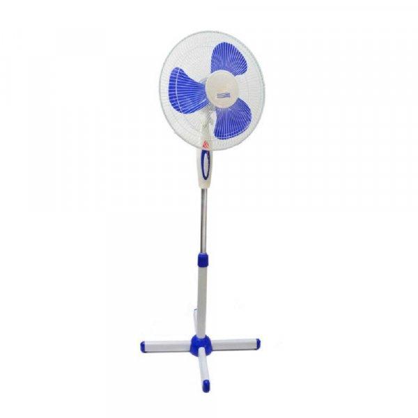 Nasco álló ventilátor 3 sebességfokozattal és oszcilláló funkcióval -
fehér és kék - 130 cm, 40w (BBD)