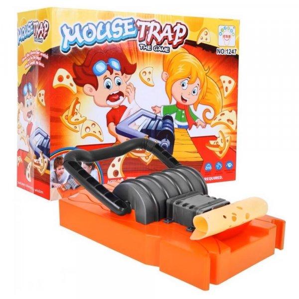 Mouse trap ügyességi társasjáték - készségfejlesztő társasjáték
óriási műanyag egérfogóval és 28 sajtszelettel (BBMJ)
