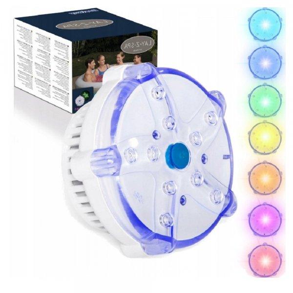 Bestway LAY-Z-SPA 60303 LED-es medence lámpa - 7 különböző színben
váltakozik - 6 x 9 x 9 cm (BB-11876)
