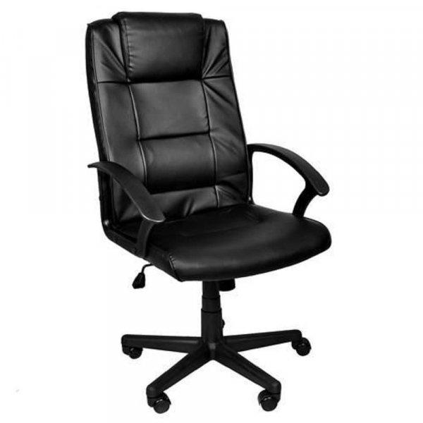 Ergonomikus öko bőrből készült irodai szék - fejtámlával, állítható
magassággal - fekete (BB-8982)
