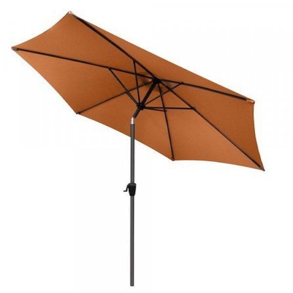 Modern kerti napernyő, 90°-ban billenthető - 3 méter, barna (BB-12199)