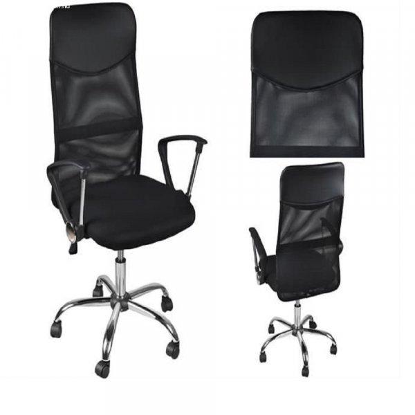 Ergonomikus irodai szék magasított háttámlával és állítható
magassággal - fekete (BB-2727)