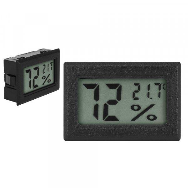 2 az 1-ben digitális LCD kijelzős páratartalom-, és hőmérő (BB-9310)